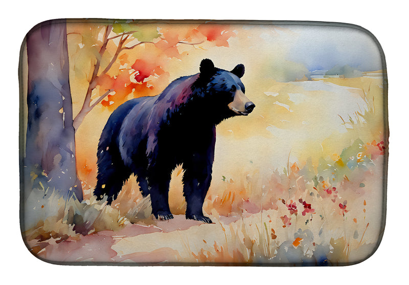 American Black Bear Dish Drying Mat