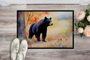 American Black Bear Doormat - Large 24x36 – Indoor/Outdoor Floor Mat with Artistic Flair