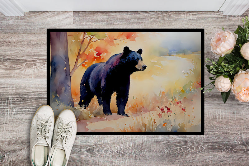 American Black Bear Doormat - Large 24x36 – Indoor/Outdoor Floor Mat with Artistic Flair