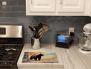 American Black Bear Glass Cutting Boards – Durable, Decorative Kitchen Art Large