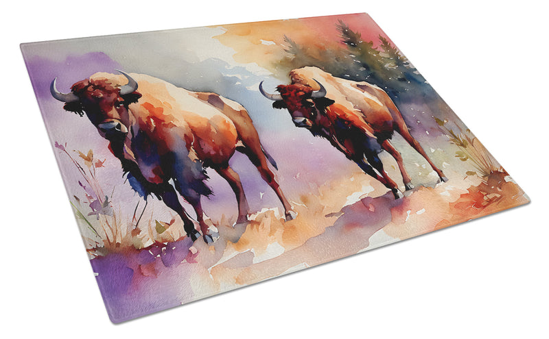 Buffalo Glass Cutting Boards – Durable, Decorative Kitchen Art Large