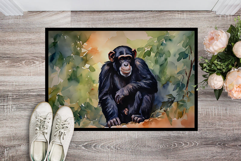 Chimpanzee Doormat - 18X27 Indoor / Outdoor Rug | Made in USA