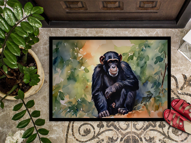 Chimpanzee Doormat - 18X27 Indoor / Outdoor Rug | Made in USA