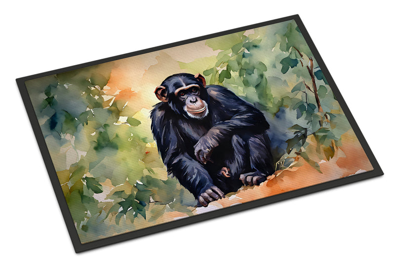 Chimpanzee Doormat - 18X27 Indoor / Outdoor Rug | Made in USA