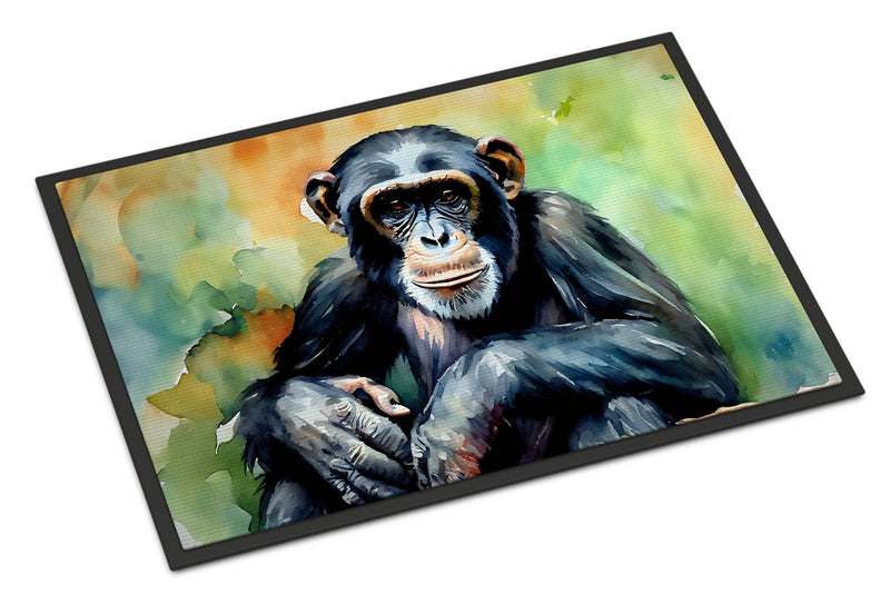 Chimpanzee Doormat - 18X27 Indoor / Outdoor Rug | Made in USA