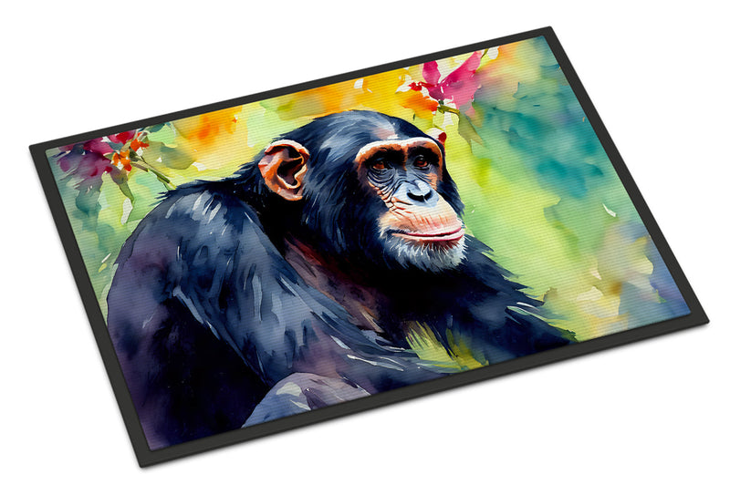 Chimpanzee Doormat - 18X27 Indoor / Outdoor Rug | Made in USA