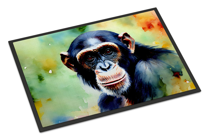 Chimpanzee Doormat - Large 24x36 – Indoor/Outdoor Floor Mat with Artistic Flair