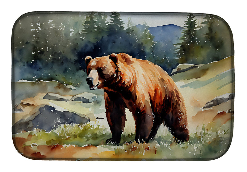 Kodiak Bear Dish Drying Mat