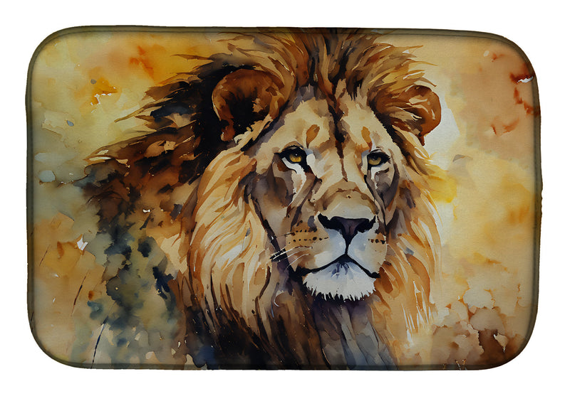 Lion Dish Drying Mat