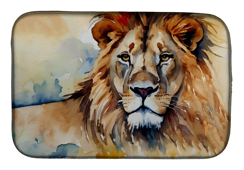 Lion Dish Drying Mat