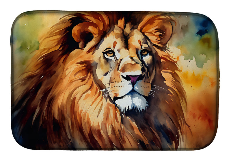 Lion Dish Drying Mat