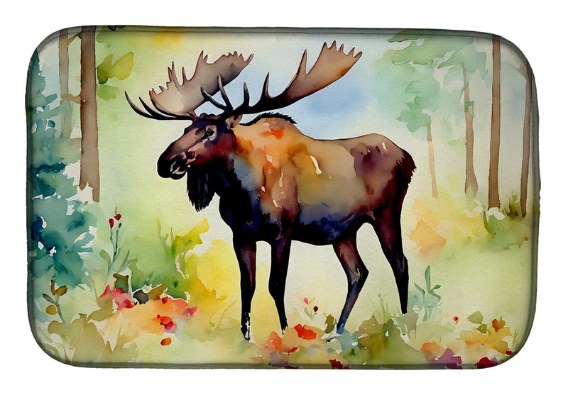 Moose Dish Drying Mat