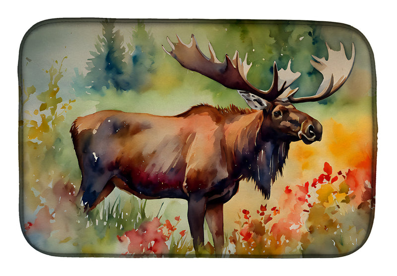 Moose Dish Drying Mat