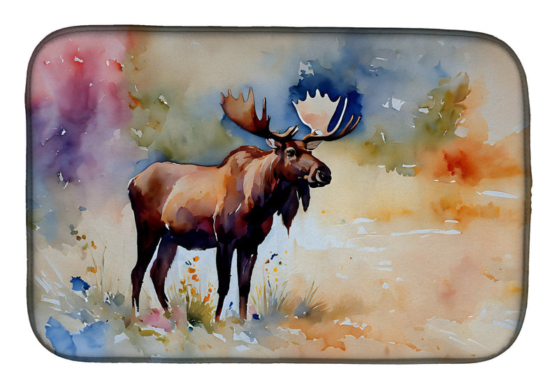 Moose Dish Drying Mat