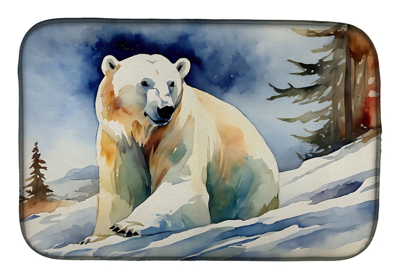 Polar Bear Dish Drying Mat