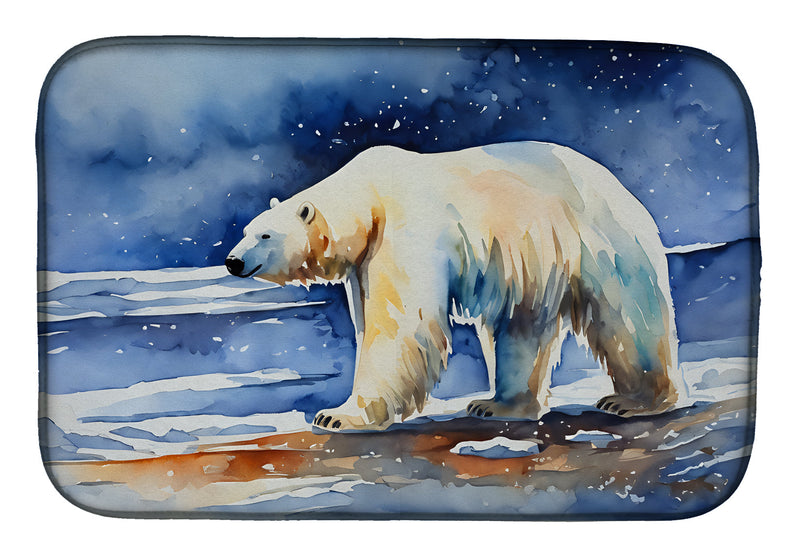 Polar Bear Dish Drying Mat