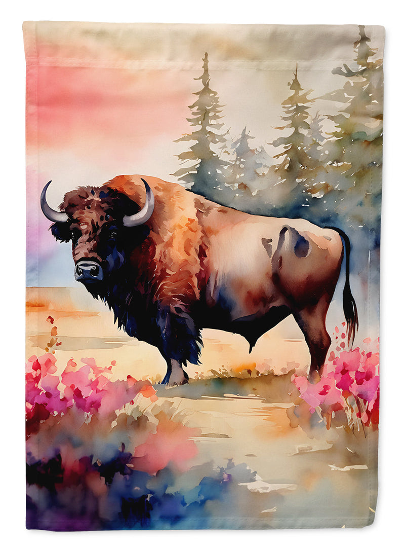 Wood Bison Garden Flag