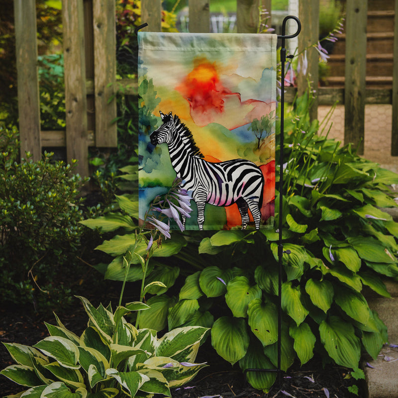 Zebra Garden Flag