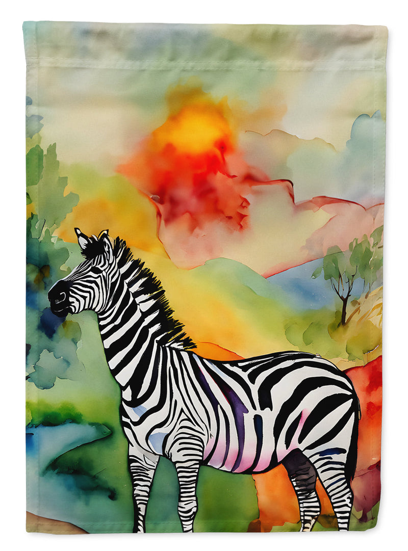 Zebra Garden Flag