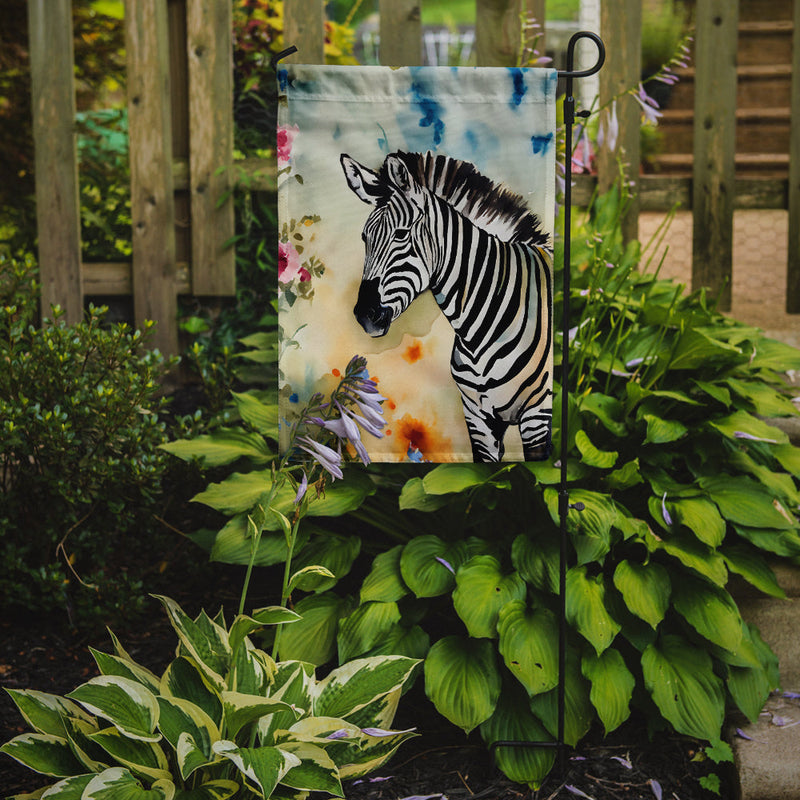 Zebra Garden Flag