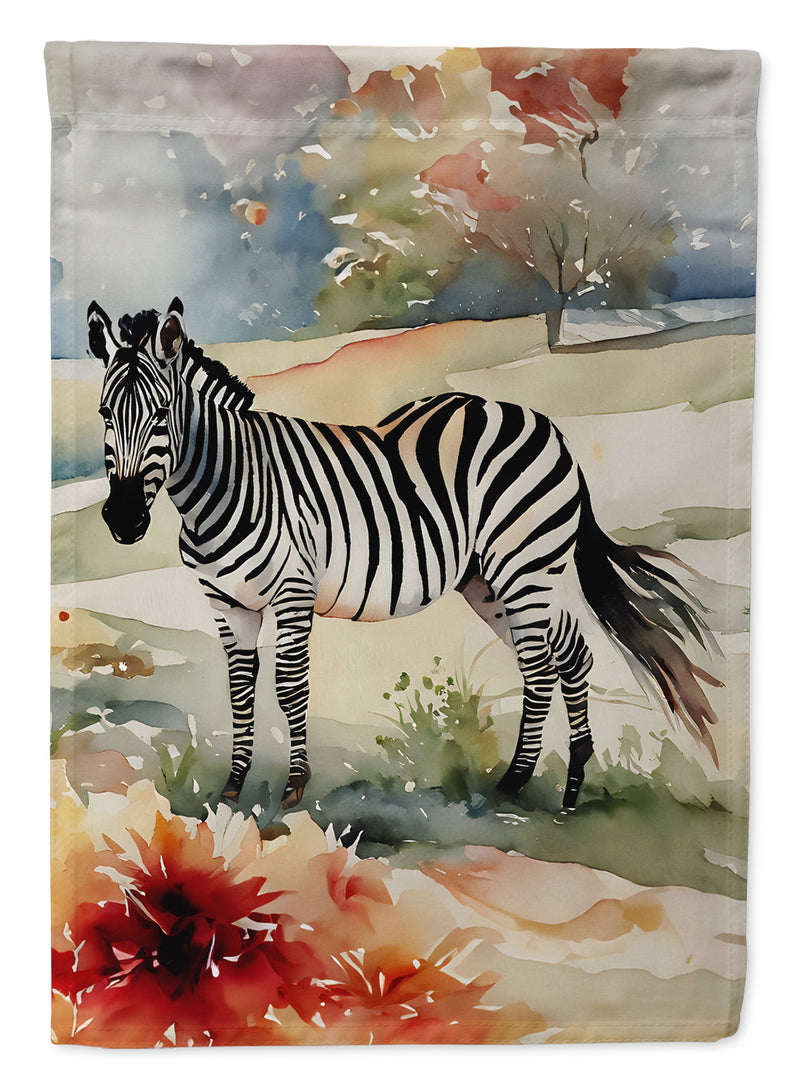 Zebra Garden Flag