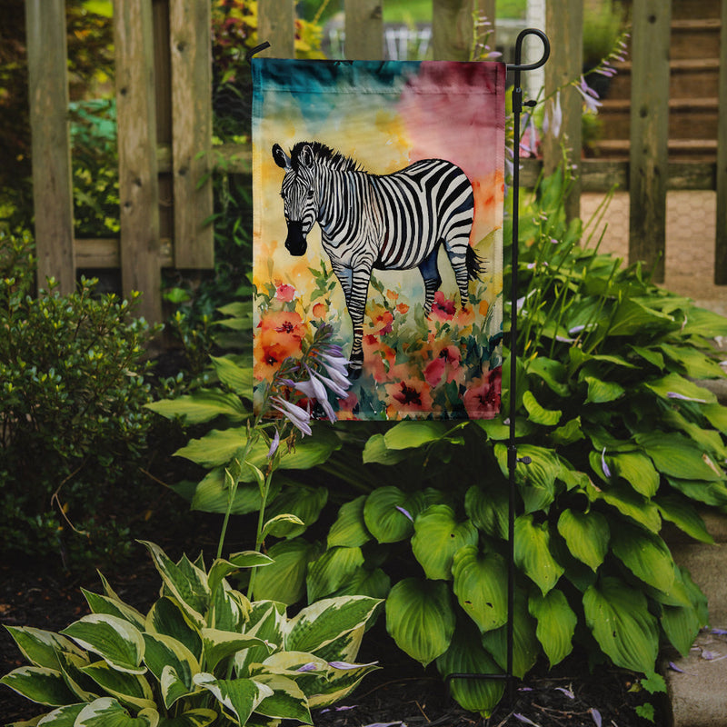 Zebra Garden Flag