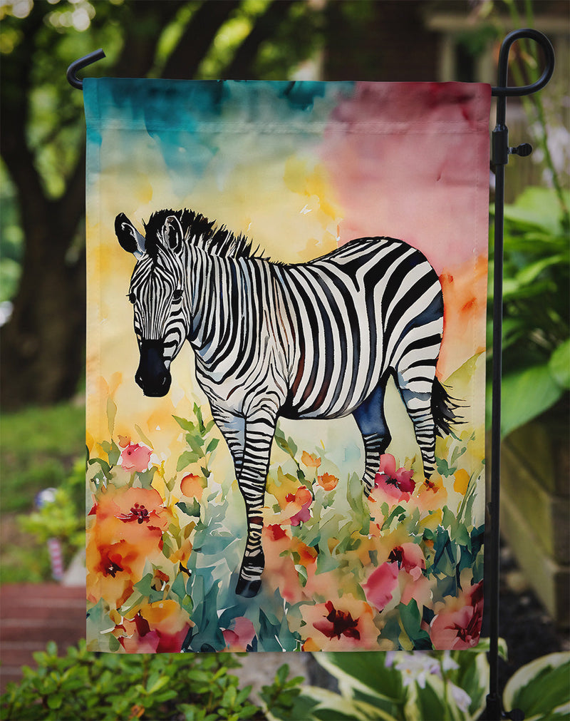 Zebra Garden Flag