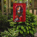 American Foxhound Dog Holiday Christmas Garden Flag – Outdoor Decorative Yard Flag