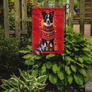 Border Collie Holiday Christmas Garden Flag – Outdoor Decorative Yard Flag