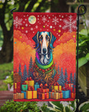 Borzoi Russian Wolfhound Holiday Christmas Garden Flag – Outdoor Decorative Yard Flag