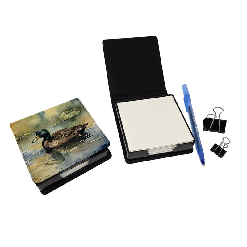 American Black Duck PU Leather Note Paper Holder