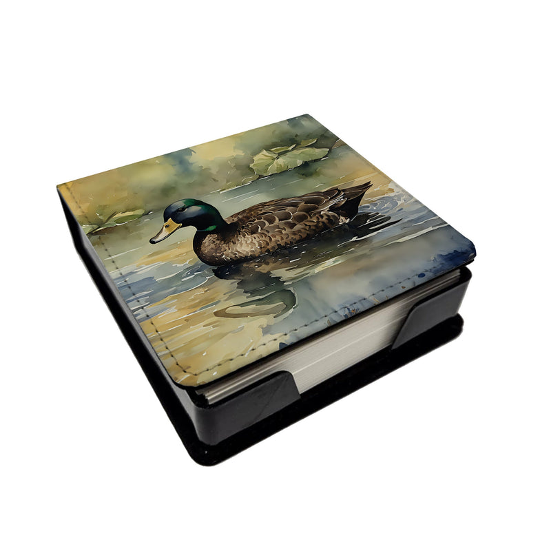 American Black Duck PU Leather Note Paper Holder