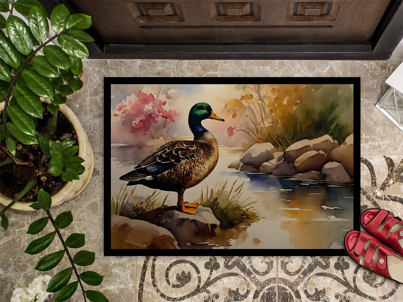American Black Duck Doormat - 18X27 Indoor / Outdoor Rug | Made in USA