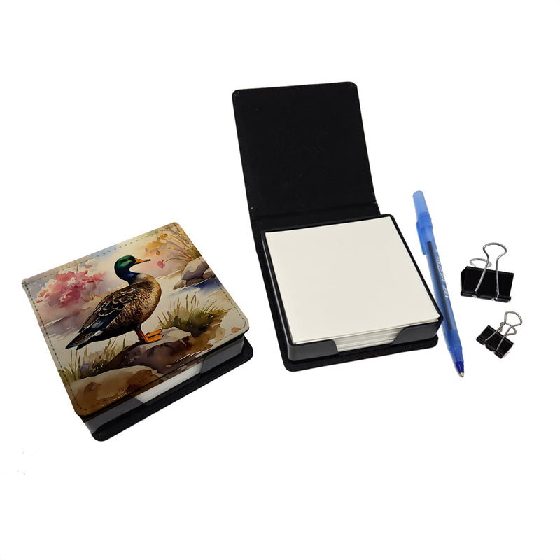 American Black Duck PU Leather Note Paper Holder
