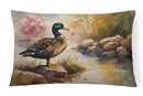 American Black Duck Throw Pillow