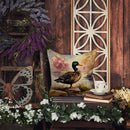 American Black Duck Throw Pillow - 14x14 Decorative Pillow – Art for Your Home & Patio