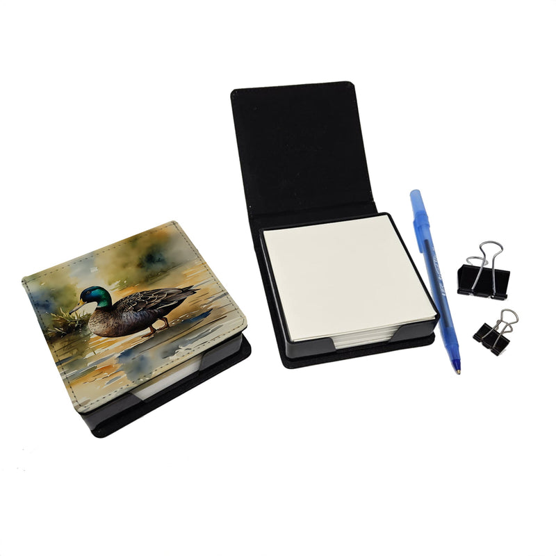 American Black Duck PU Leather Note Paper Holder