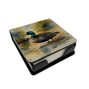 American Black Duck PU Leather Note Paper Holder