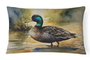 American Black Duck Throw Pillow