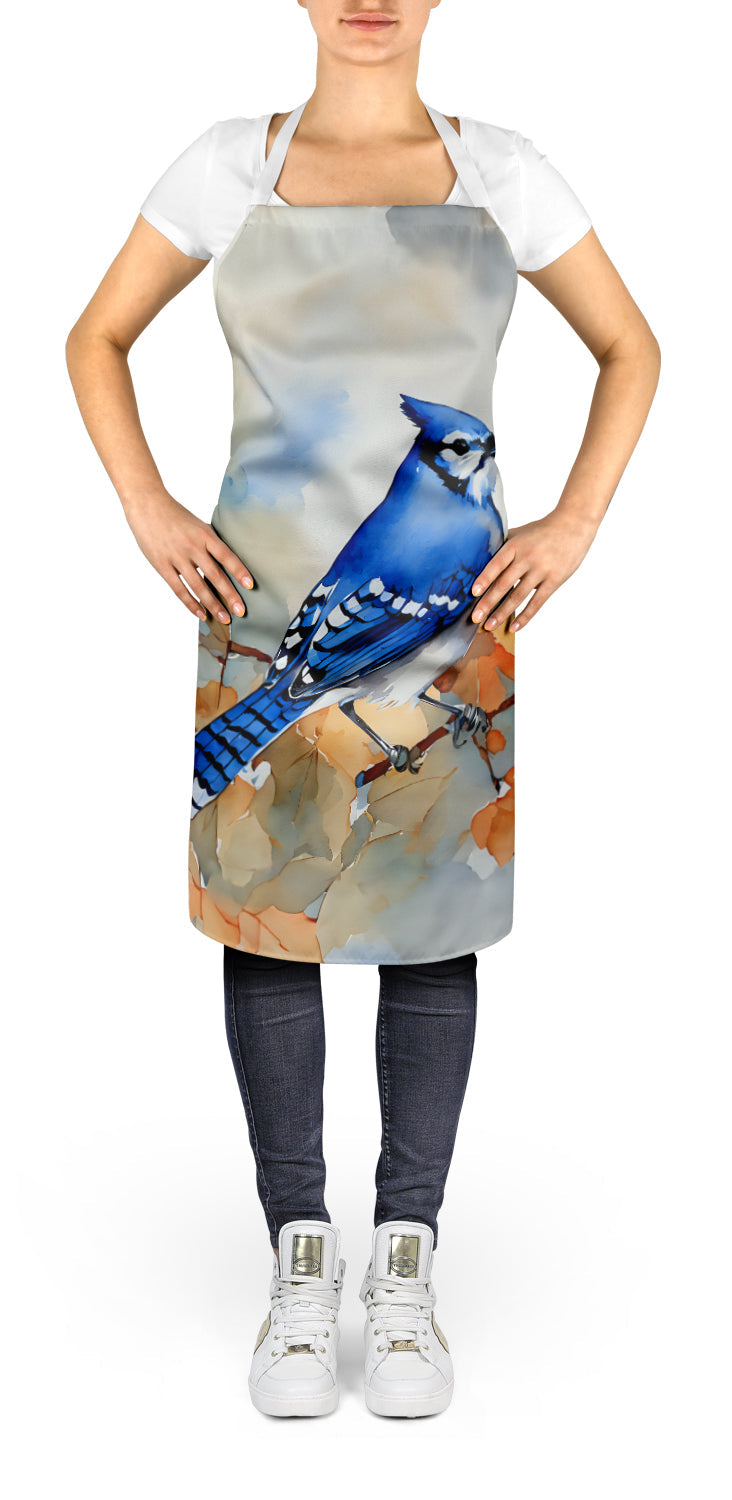 Blue Jay Apron – Artist-Designed Kitchen, BBQ & Craft Apron