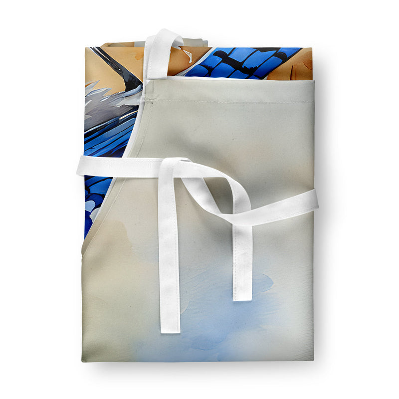 Blue Jay Apron – Artist-Designed Kitchen, BBQ & Craft Apron
