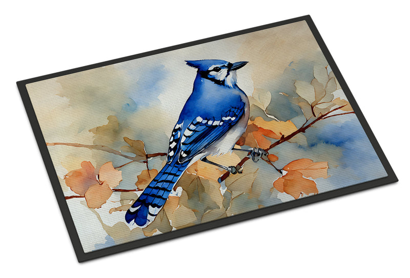 Blue Jay Doormat-24x36 Indoor / Outdoor Rug | Made in USA