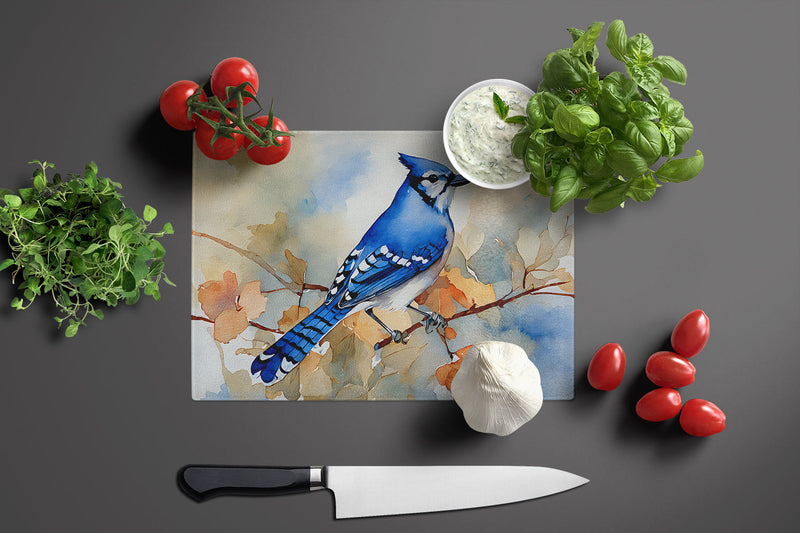 Blue Jay Glass Cutting Boards – Durable, Decorative Kitchen Art