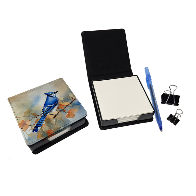 Blue Jay PU Leather Note Paper Holder
