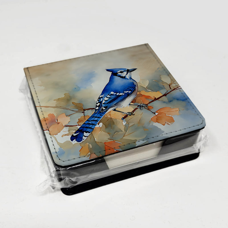 Blue Jay PU Leather Note Paper Holder