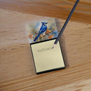 Blue Jay Sticky Note Holder- Refiilable Desk Accessory Note Pad