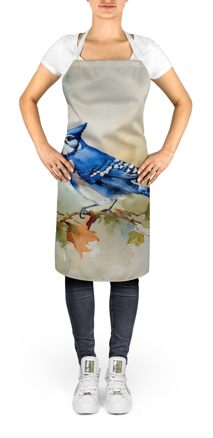 Blue Jay Apron – Artist-Designed Kitchen, BBQ & Craft Apron