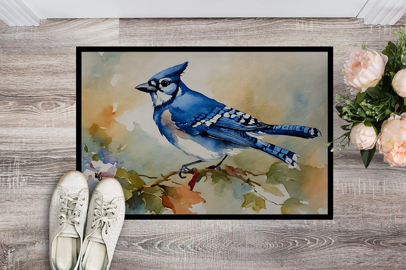 Blue Jay Doormat-24x36 Indoor / Outdoor Rug | Made in USA