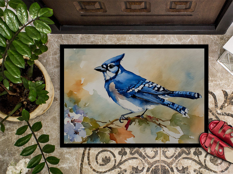 Blue Jay Doormat-24x36 Indoor / Outdoor Rug | Made in USA