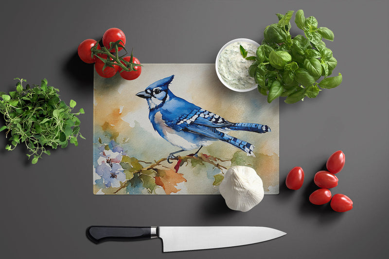Blue Jay Glass Cutting Boards – Durable, Decorative Kitchen Art